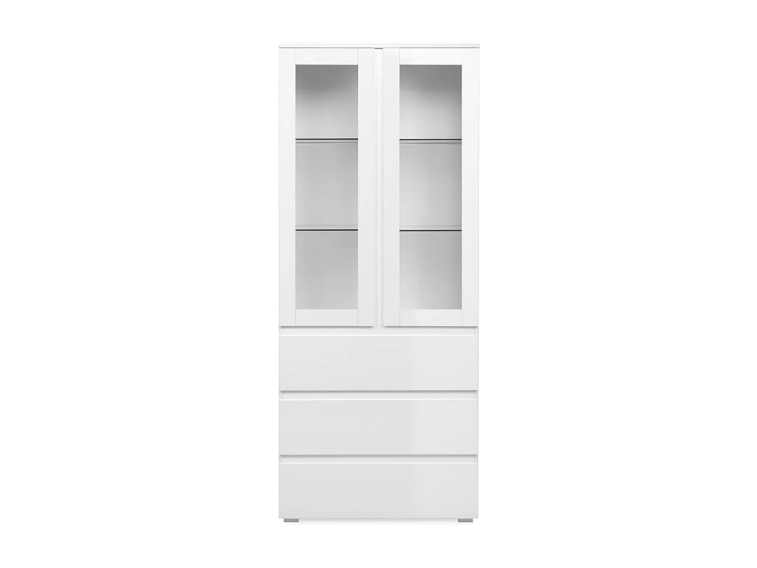 Vitrine 2 portes Cape Town 80x191x40 blanc