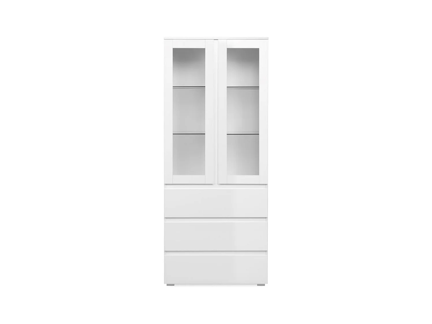 Vitrine 2 portas Cidade do Cabo 80x191x40 Branco