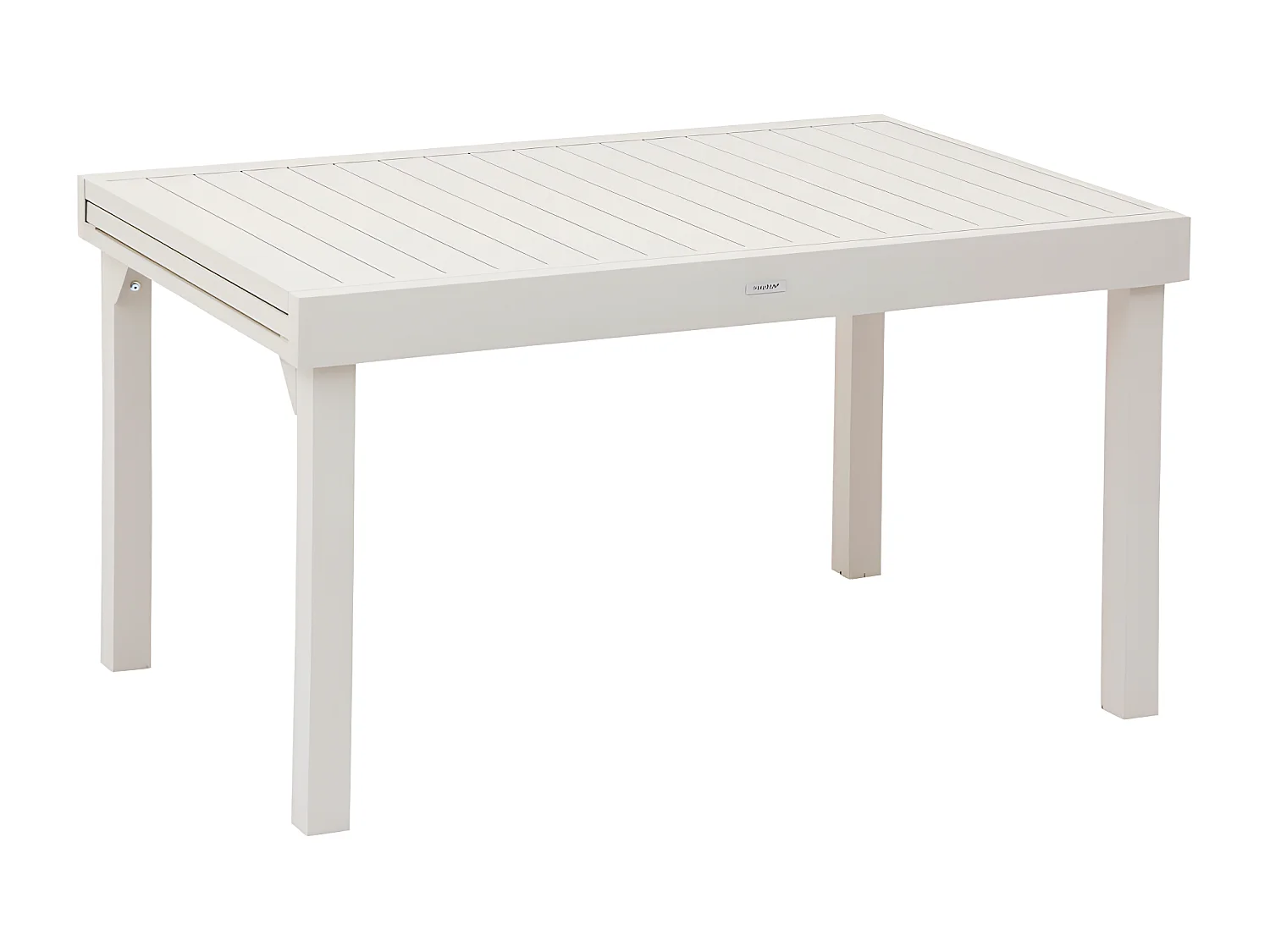 Table rectangulaire extensible Piazza 10 p. argile Hespéride