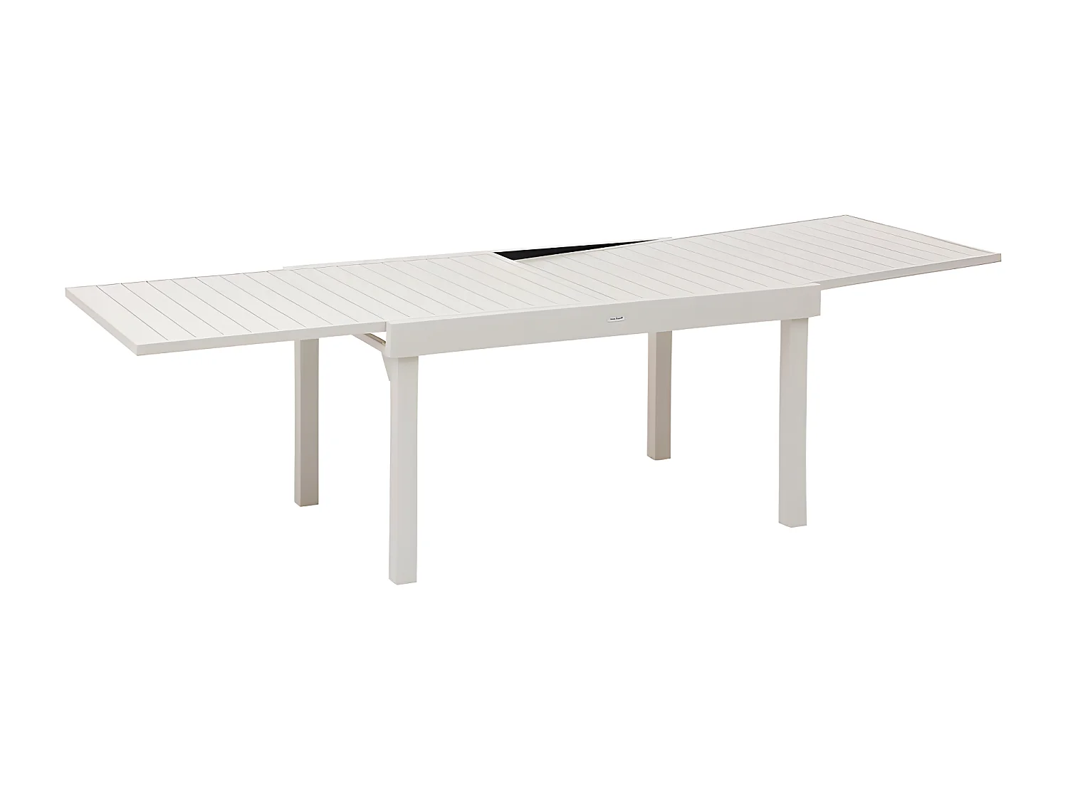 Table rectangulaire extensible Piazza 10 p. argile Hespéride