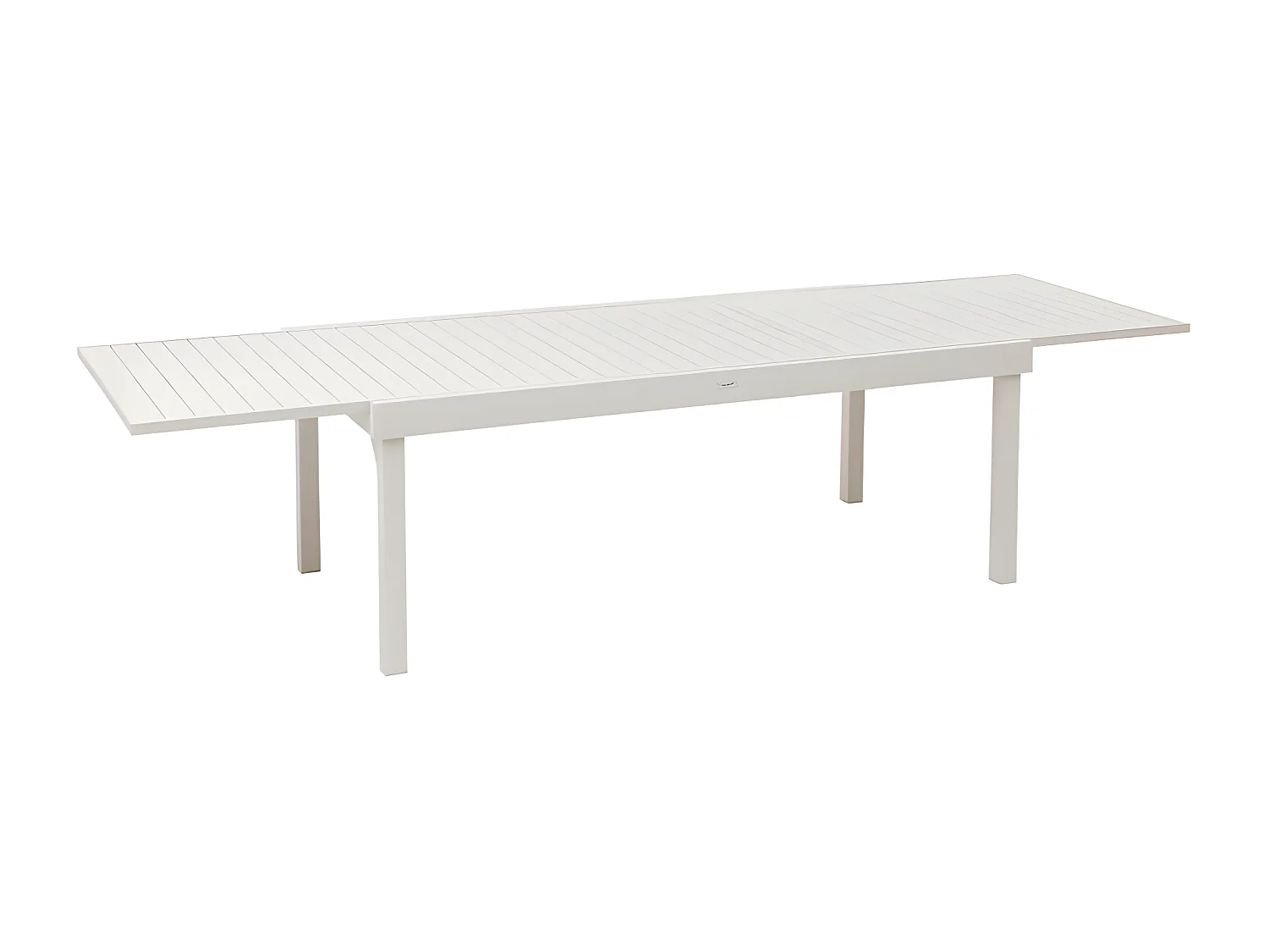 Table rectangulaire extensible Piazza 12 p. argile Hespéride