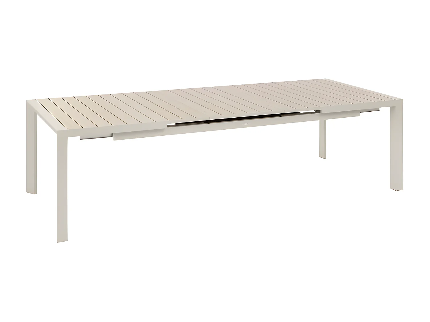 Table extensible 10p Evasion lin et argile Hespéride