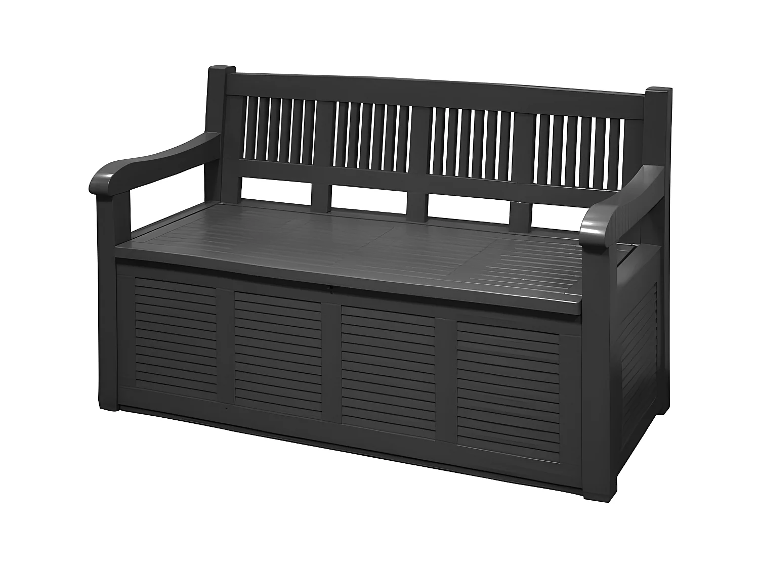 Banc coffre de rangement plastique Salzburg