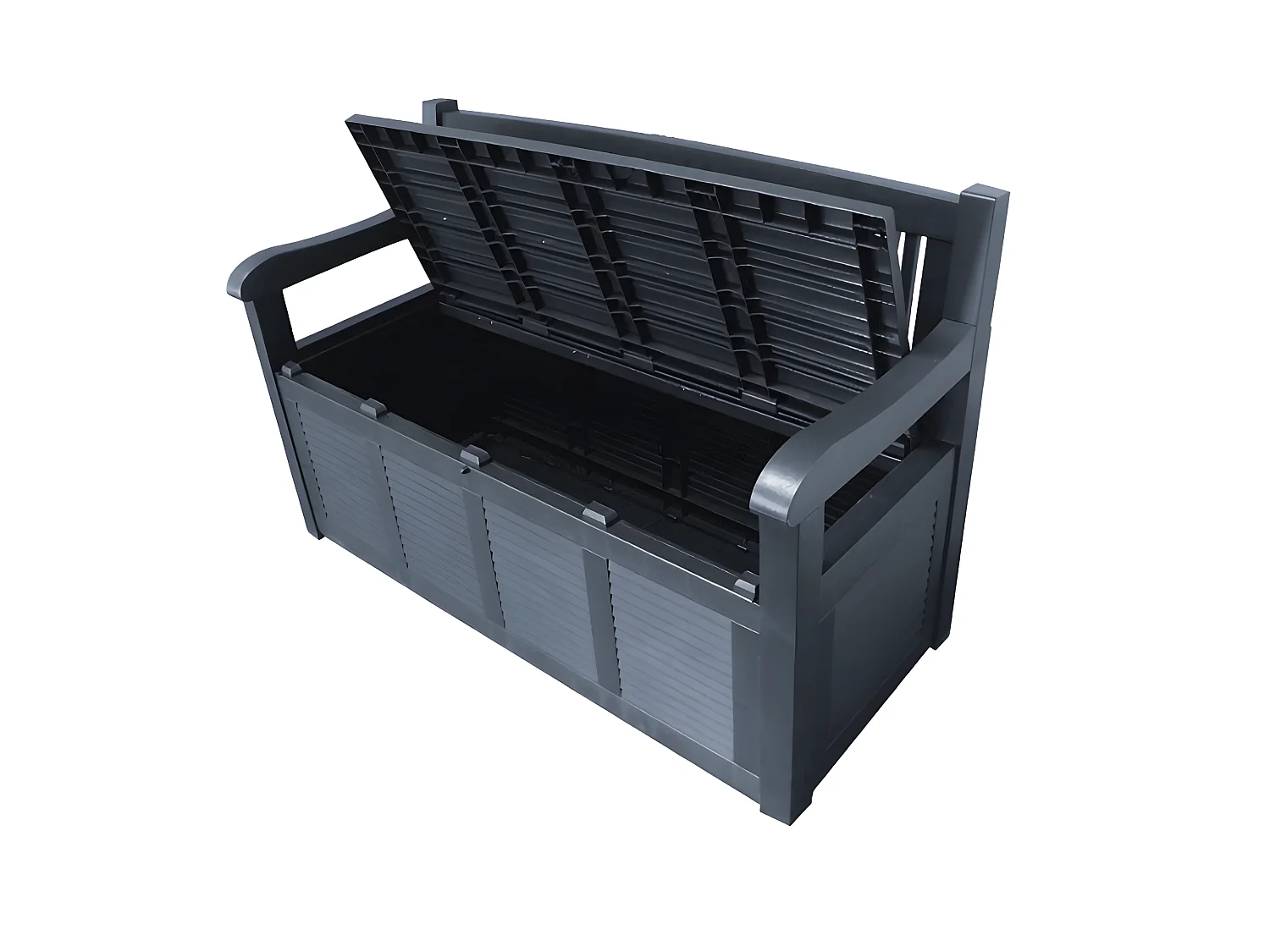 Banc coffre de rangement plastique Salzburg