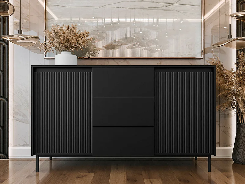 Cómoda Comfivo Delruva 101, Com gavetas e portas, 9x15x5cm