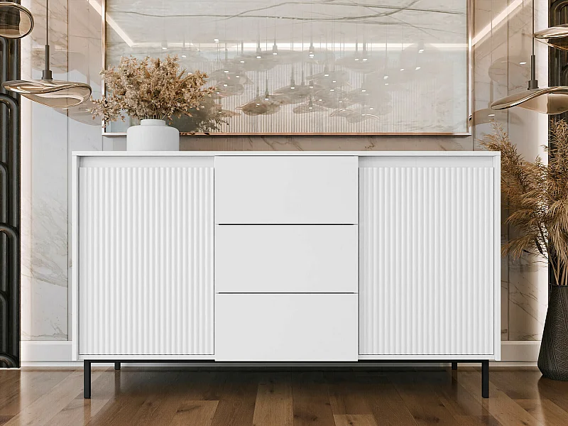 Cómoda Comfivo Delruva 101, Com gavetas e portas, 9x15x5cm