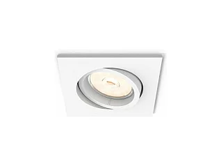 TechBrey Foco Downlight Cuadrado PHILIPS Donegal Corte Ø70 mm