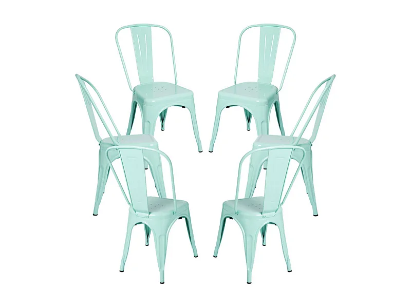 Packs Sillas Comedor - Pack 6 Sillas Torix - Verde menta