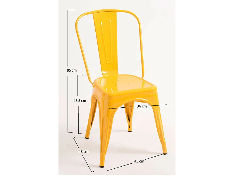Sillas Comedor - Silla Torix - Amarillo