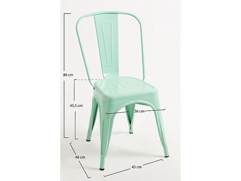 Packs Sillas Comedor - Pack 4 Sillas Torix - Verde menta