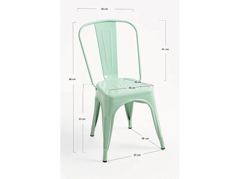 Packs Sillas Comedor - Pack 2 Sillas Torix - Verde menta