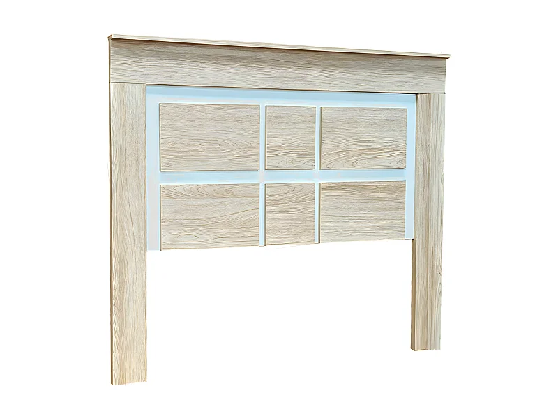 Cabecero de Matrimonio Kiara 160cm Cambria y Blanco