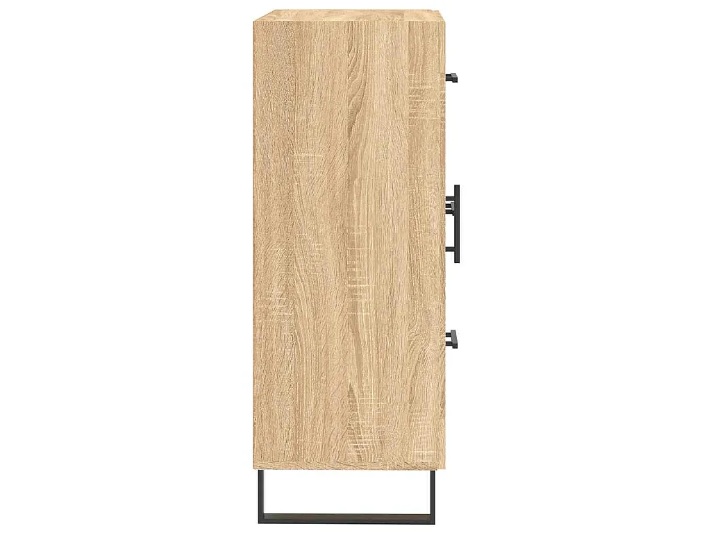 Buffet chêne sonoma 69,5x34x90 cm bois d'ingénierie