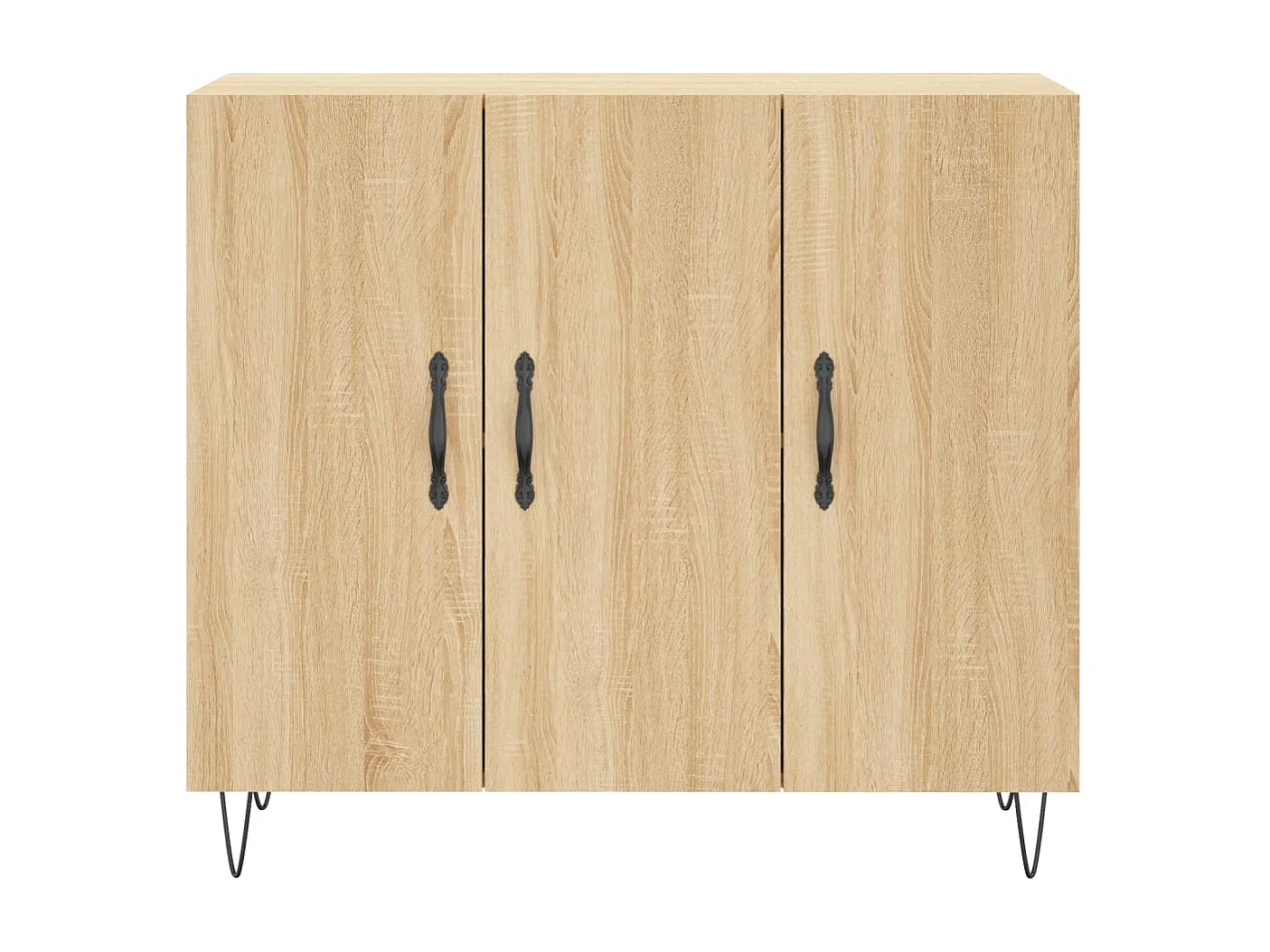 Sideboard Sonoma-Eiche 90x34x80 cm Holzwerkstoff