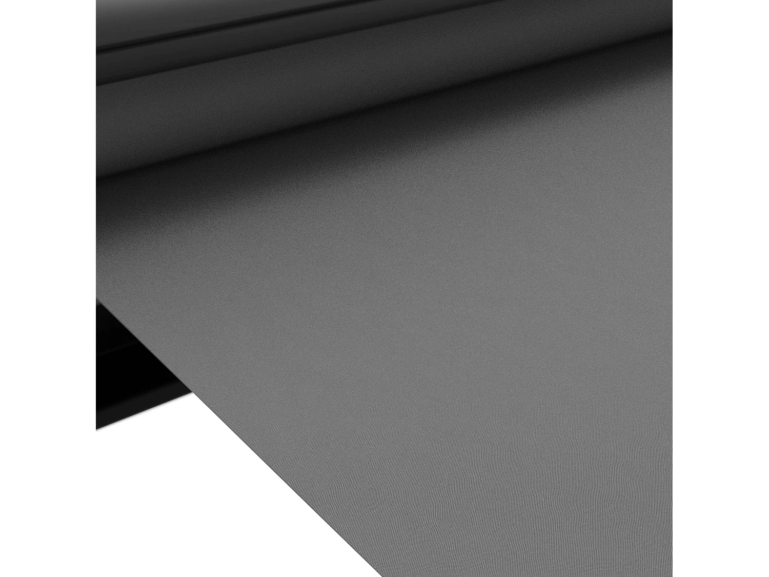 Store banne electrique gris +led coffre 5x3m aluminium noir