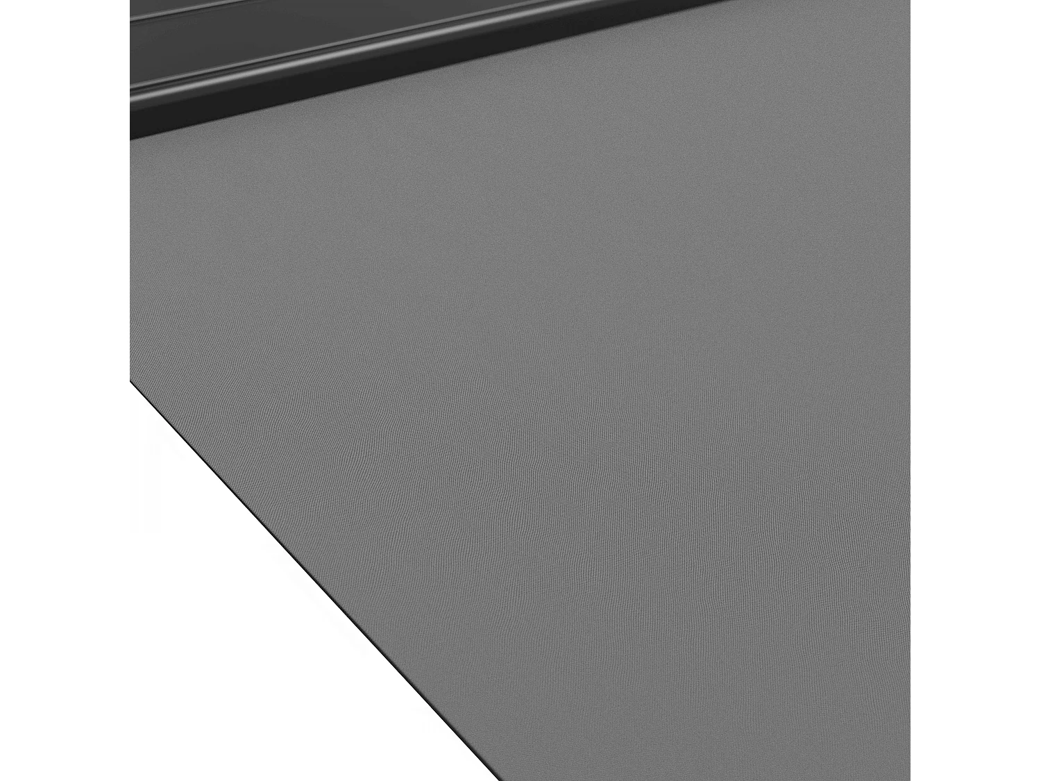 Half-integrale zonnescherm 3x2,5m in grijze aluminium