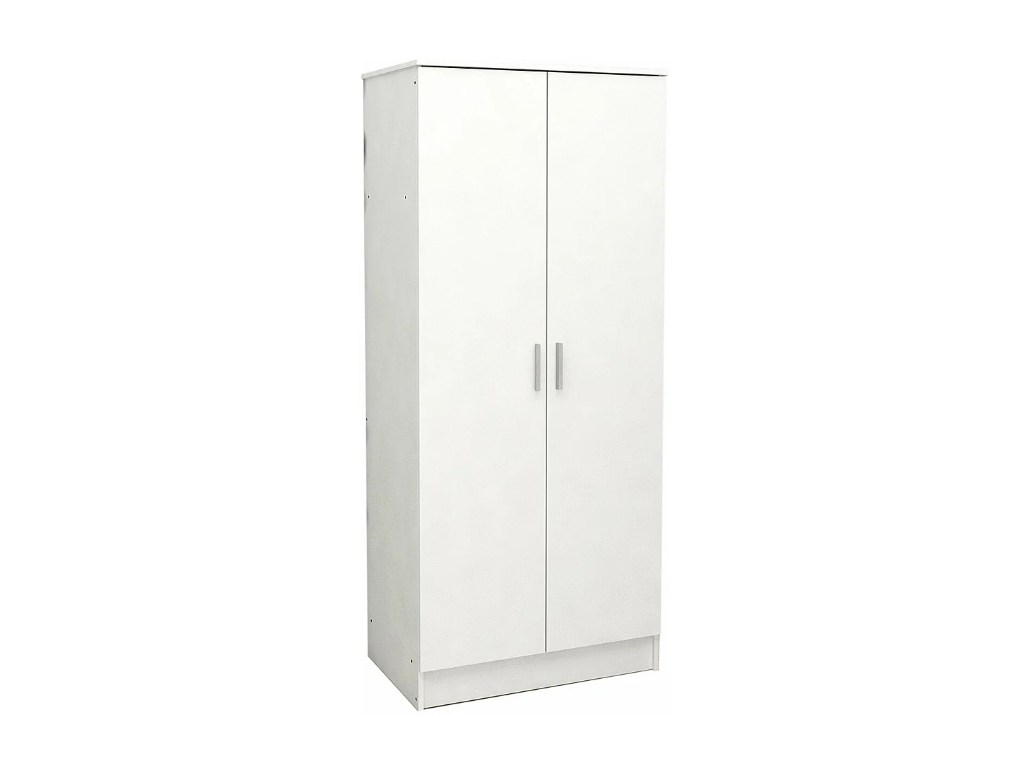 Armario de Dormitorio 2 Puertas DN Blanco 180x80x50 cm