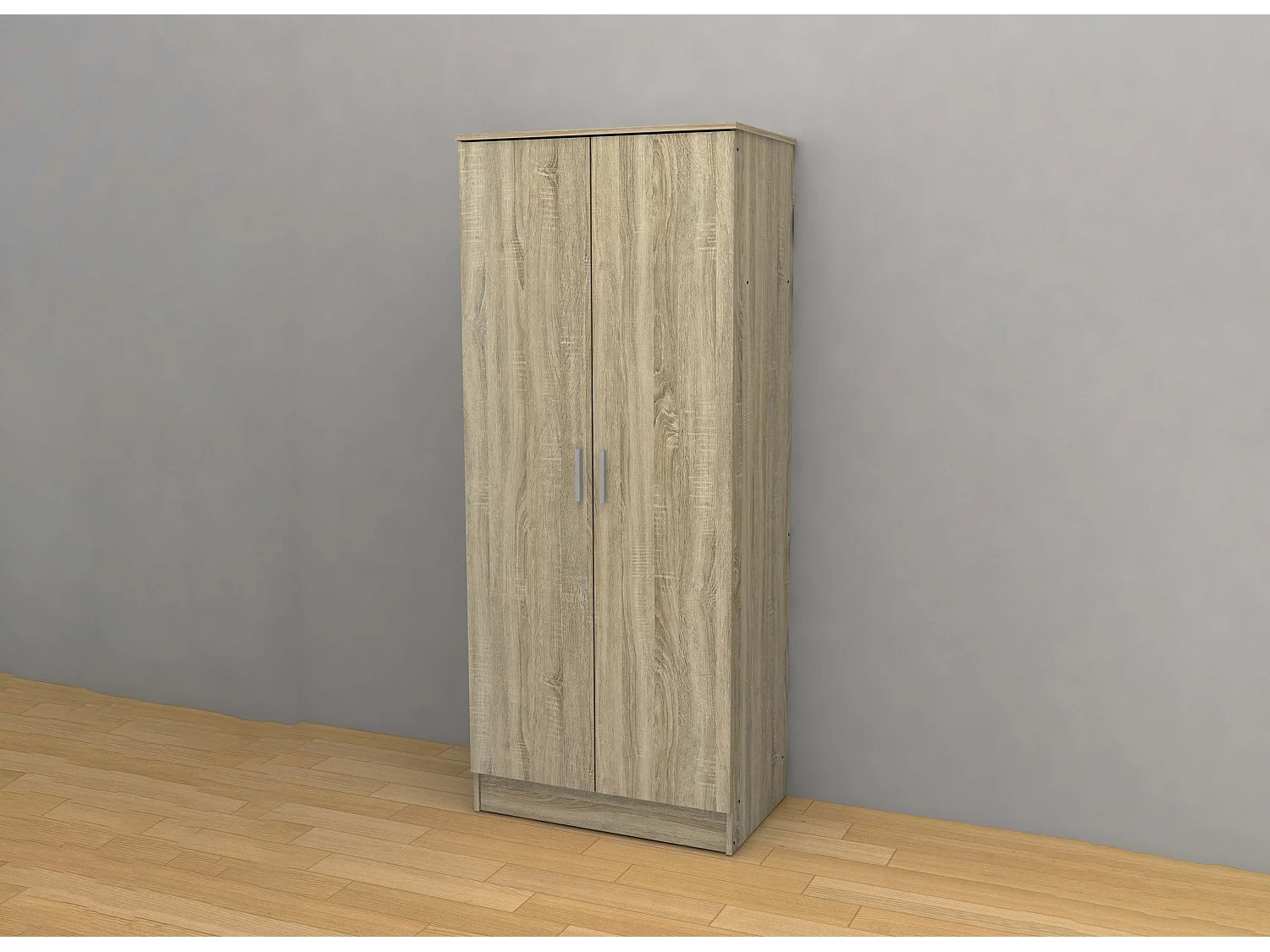 Armario de Dormitorio DN 2 Puertas Sonoma 180x80x50 cm