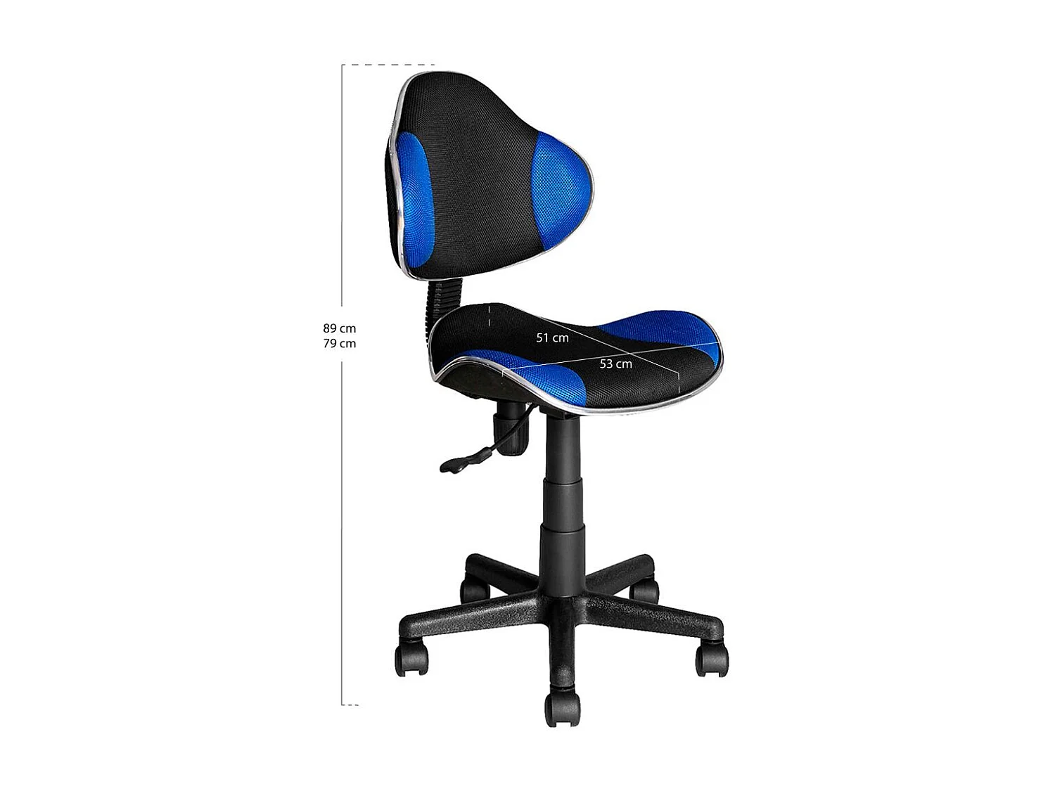 Silla de Escritorio sin brazos Petit - Diseño innovador - Ideal para Estudio y Oficinas