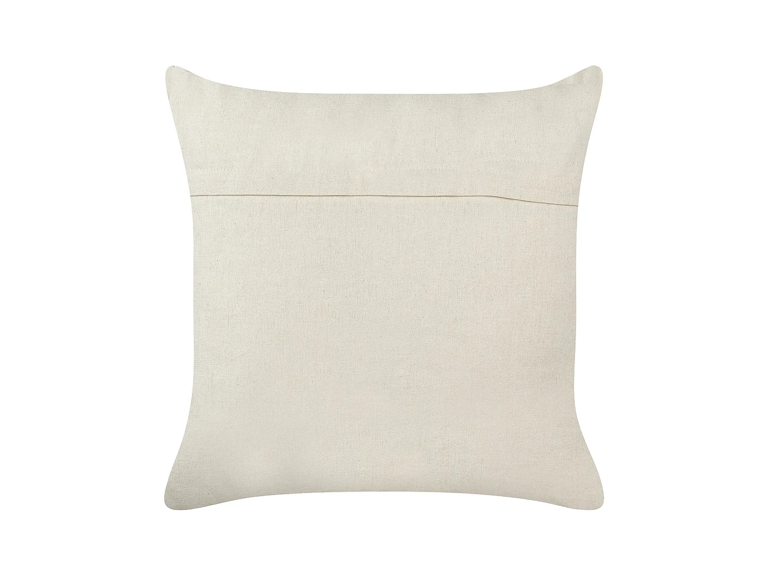 Lot de 2 coussins décoratifs HAZEL Coton 45 x 45 cm Blanc Motif géométrique