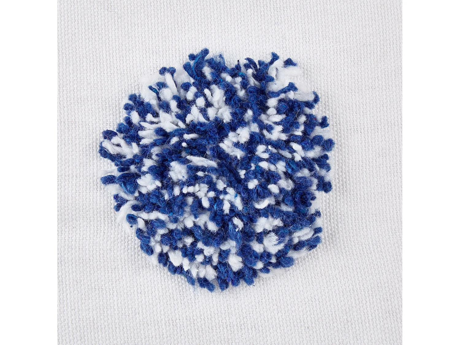 2 poduszki dekoracyjne bawełniane 45 x 45 cm białe BRACKEN