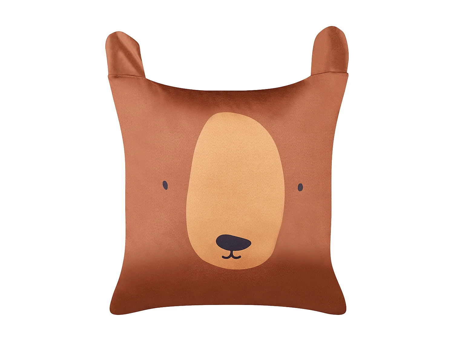 Sierkussen set van 2 katoen bruin 45 x 45 cm TEDDYBEAR