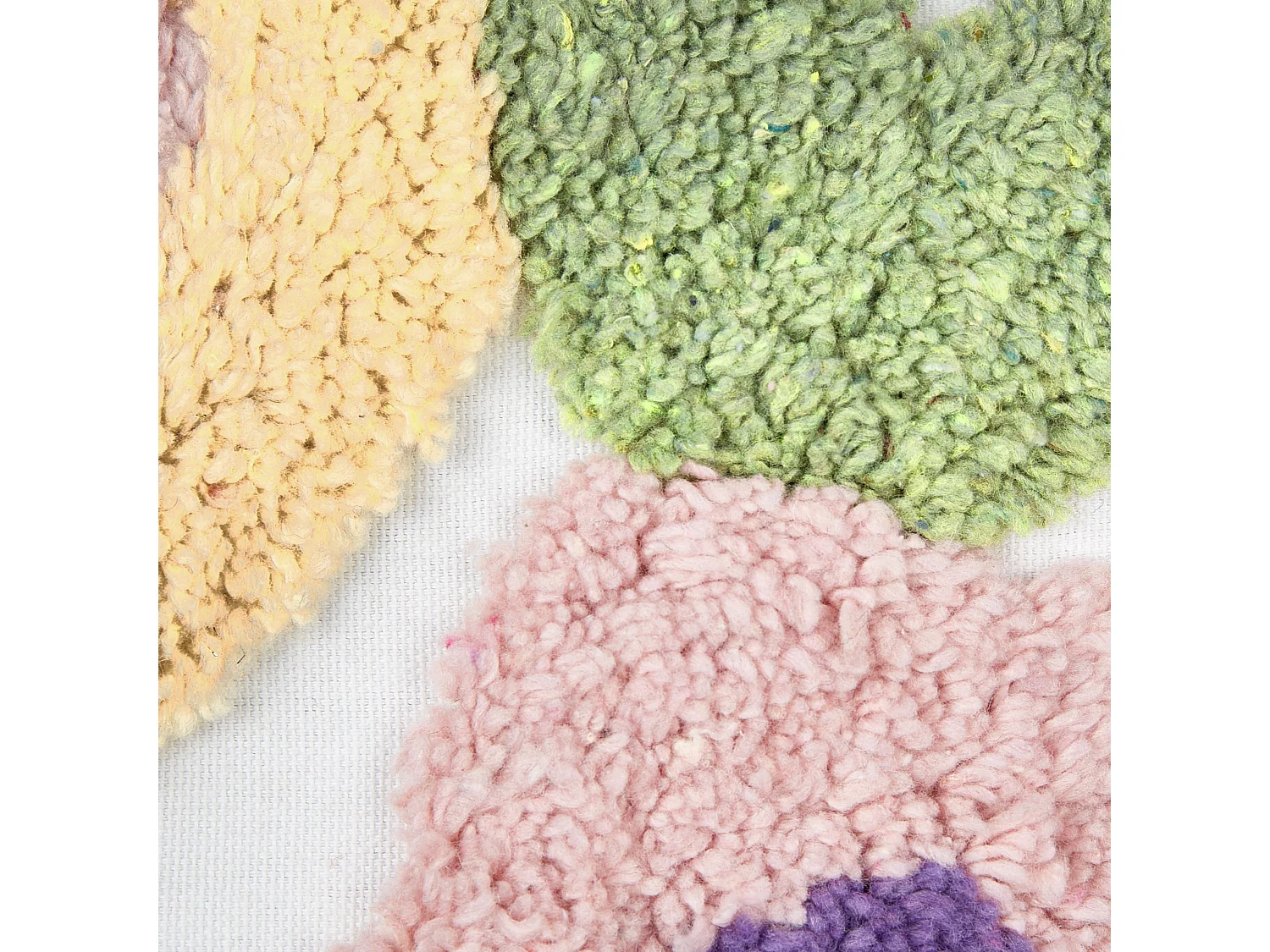 Set di 2 cuscini TRICORNIO Cotone 45 x 45 cm Multicolore Trama floreale