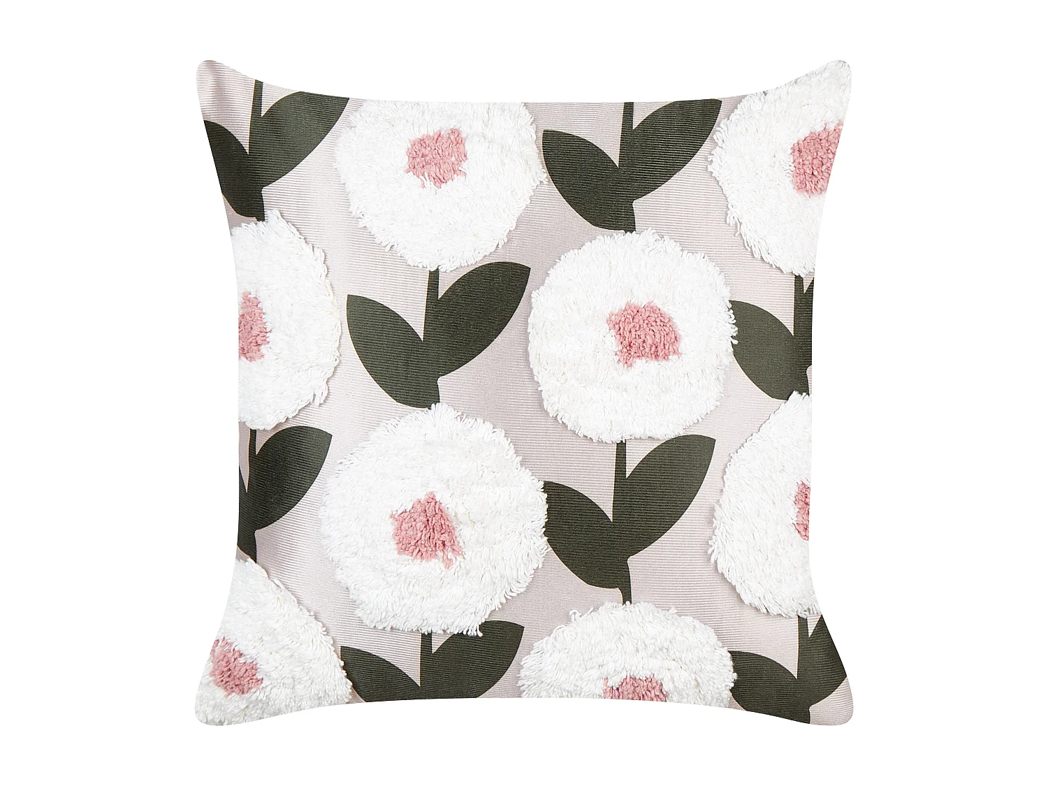 Set van 2 decoratieve kussens KUNRI Katoen 45 x 45 cm Multicolor Bloempatroon