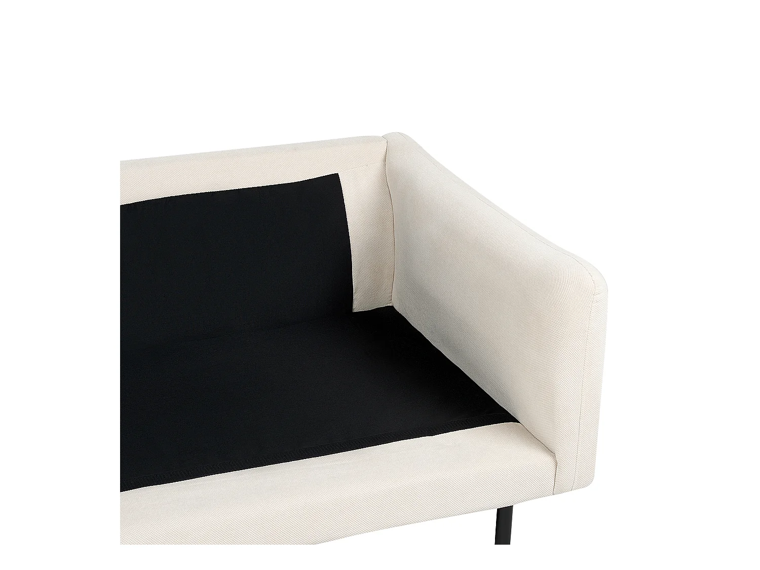 Ecksofa VINTERBRO Stoff Hellbeige 4-Sitzer rechtsseitig