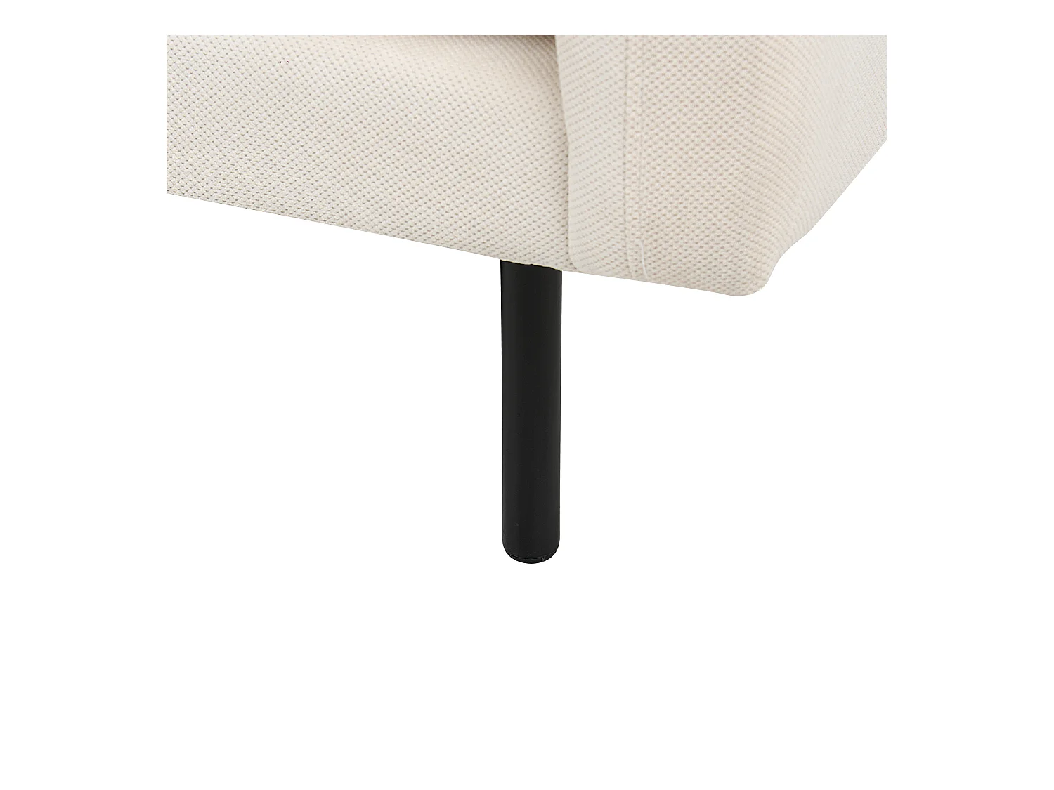 Ecksofa VINTERBRO Stoff Hellbeige 4-Sitzer rechtsseitig