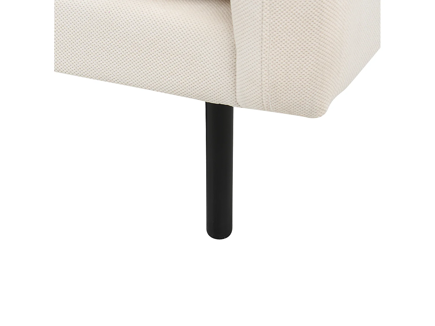Ecksofa VINTERBRO Stoff Hellbeige 4-Sitzer rechtsseitig