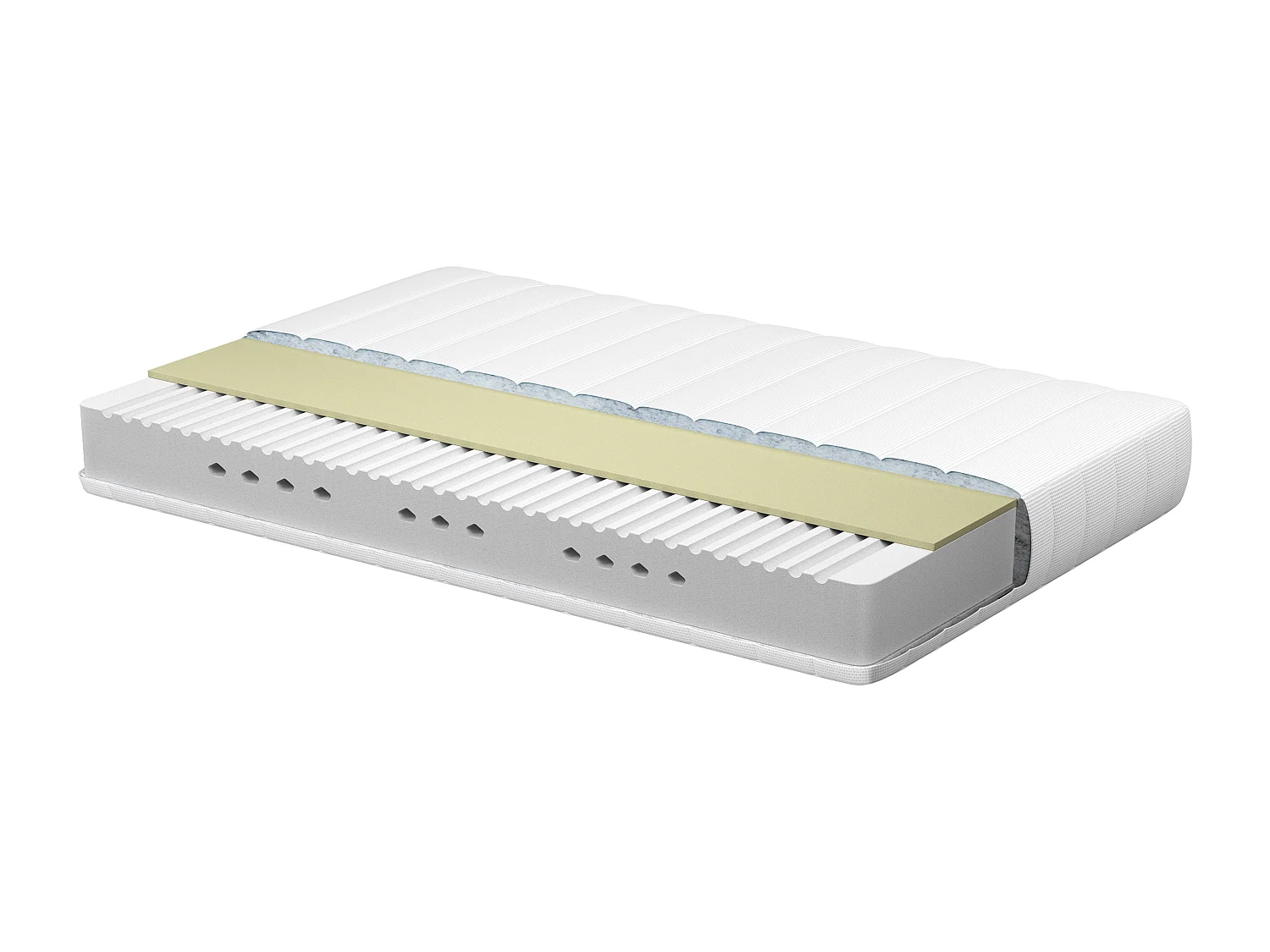 Matelas à mémoire de forme WHISPER H2/3 Moyen 90 x 200 cm