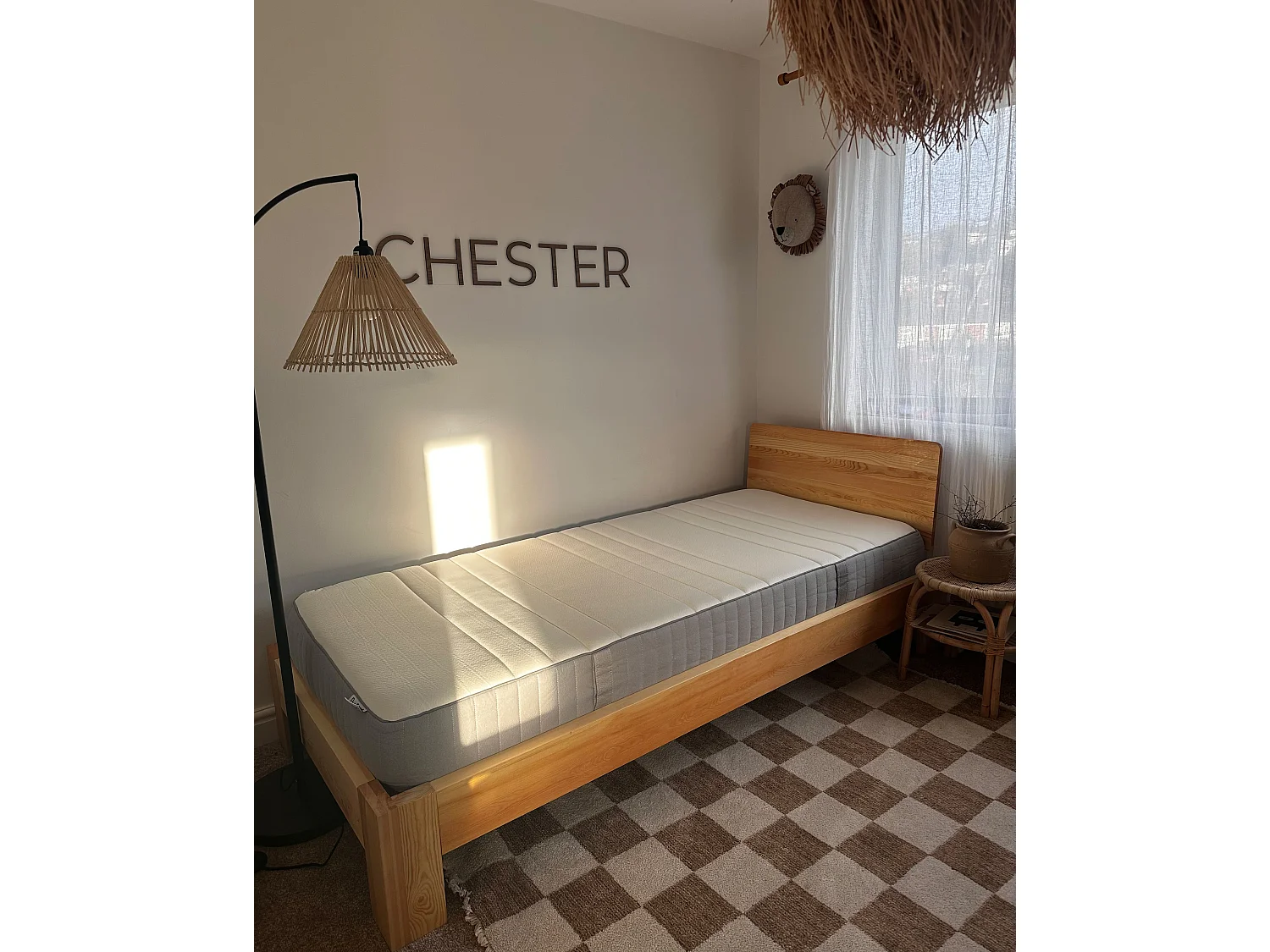 Matelas en mousse à mémoire de forme 90 x 200 cm FANCY