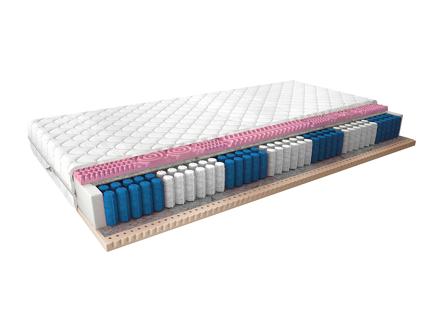 Matelas Aladin/120x200/Blanc