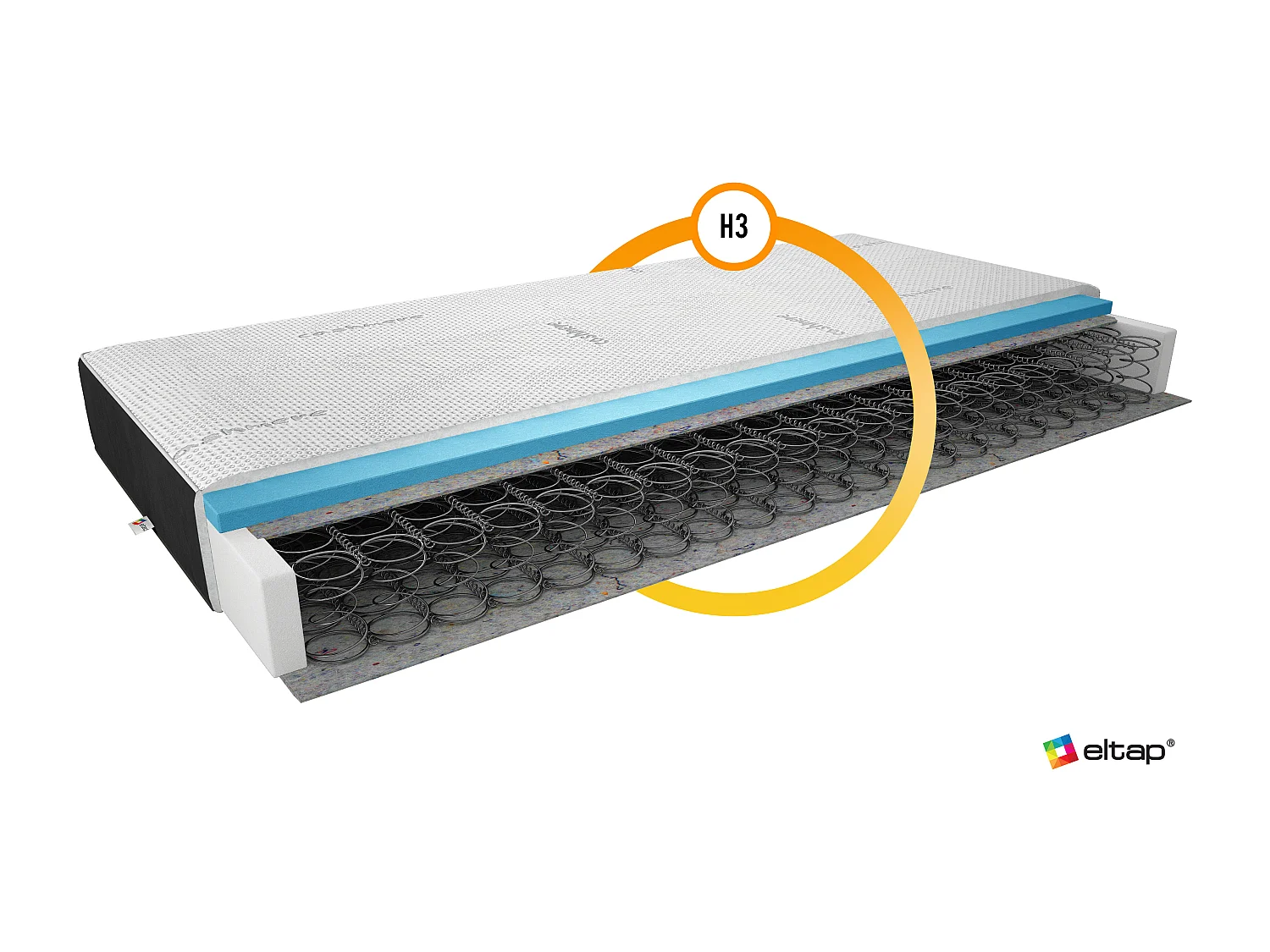 Matelas Satra/120x200/Blanc