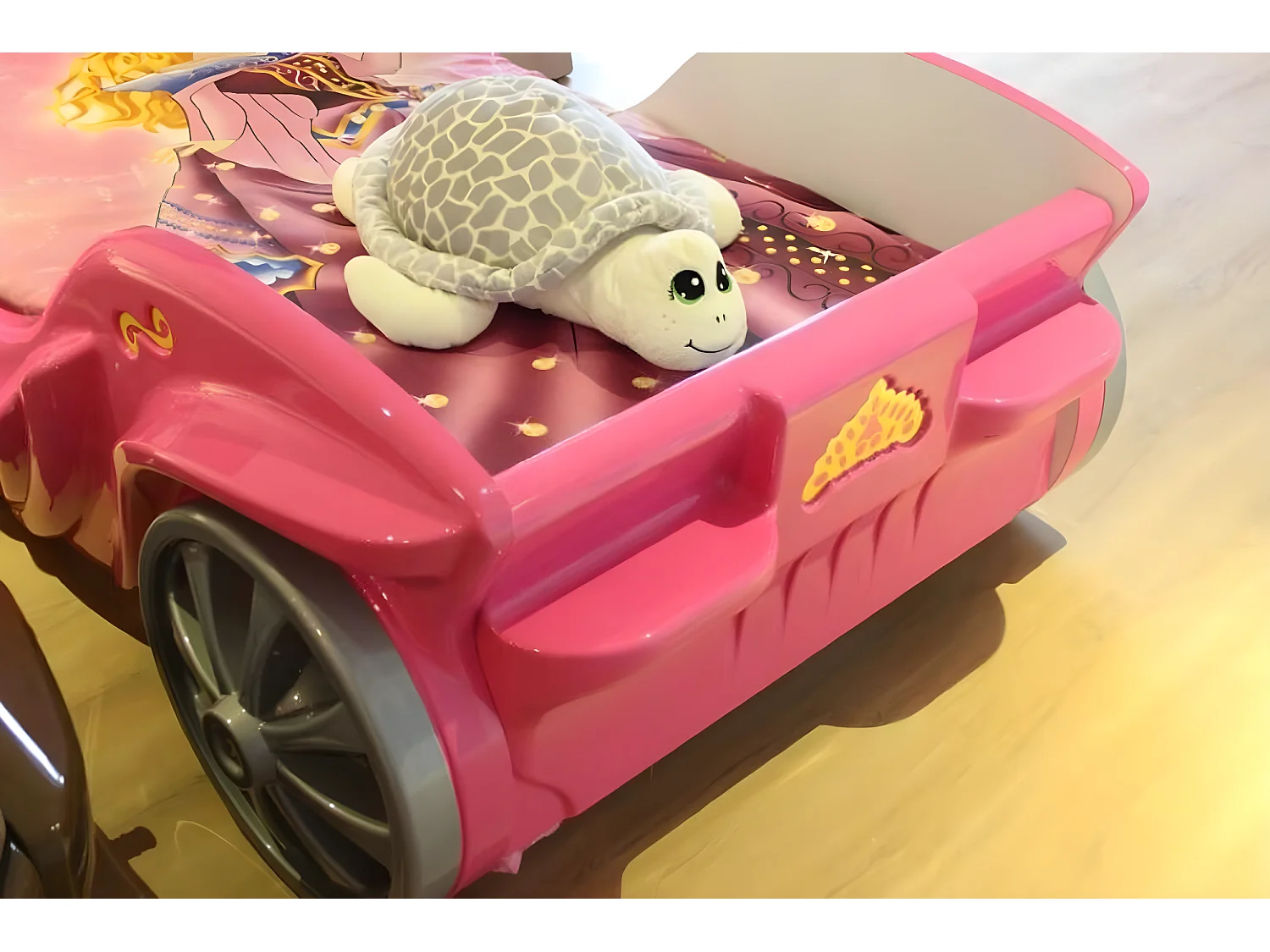 Kinderbett Kinderzimmer Bett Holz Prinzessin Mädchen Bett (1, 1-tlg)