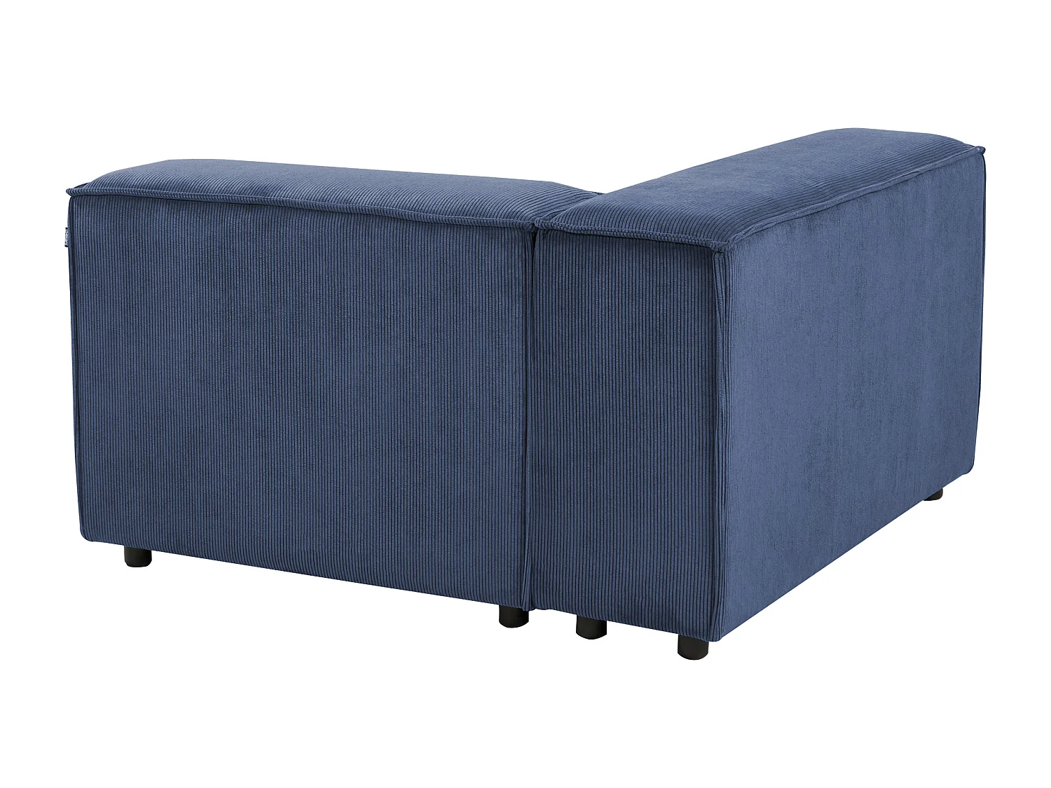 Module d'angle APRICA Velours côtelé Bleu foncé