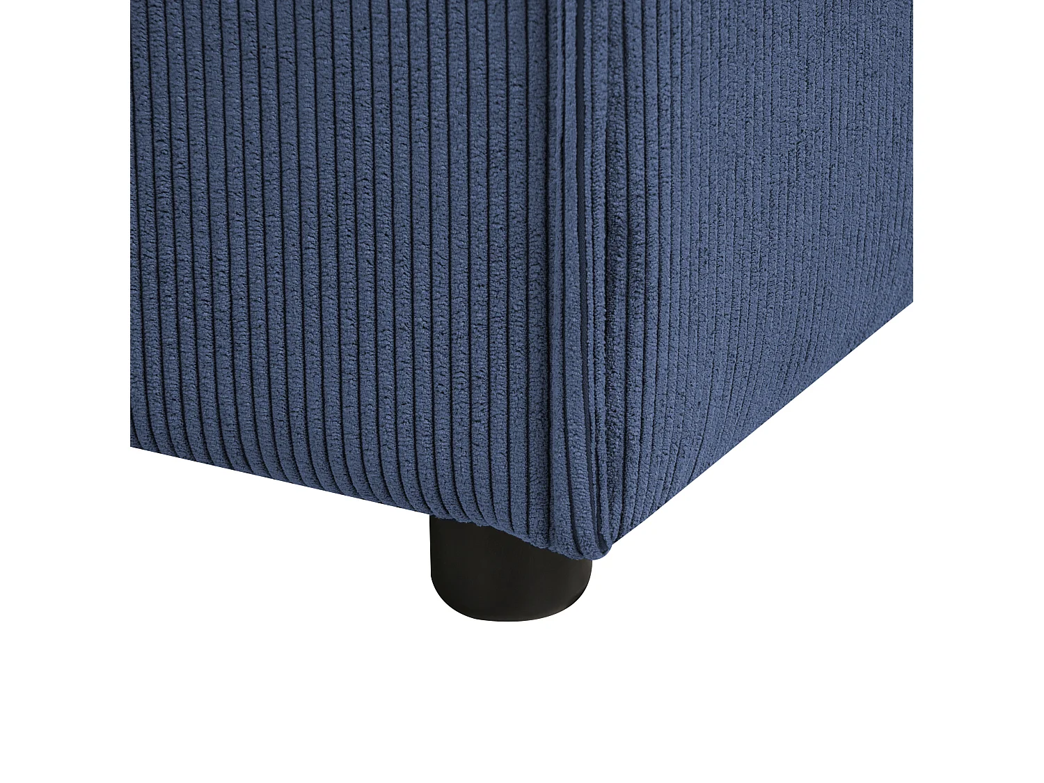 Module d'angle APRICA Velours côtelé Bleu foncé