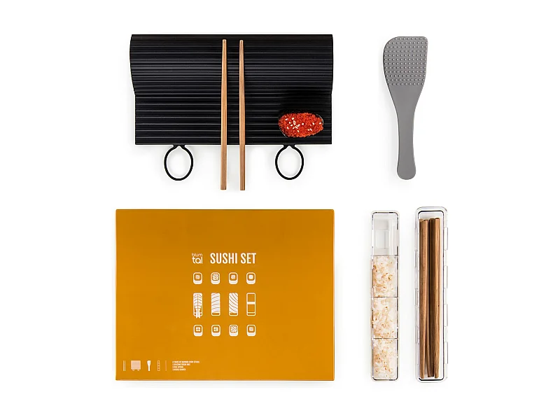 Blumtal Sushi Set Spülmaschinenfeste Sushimatte -