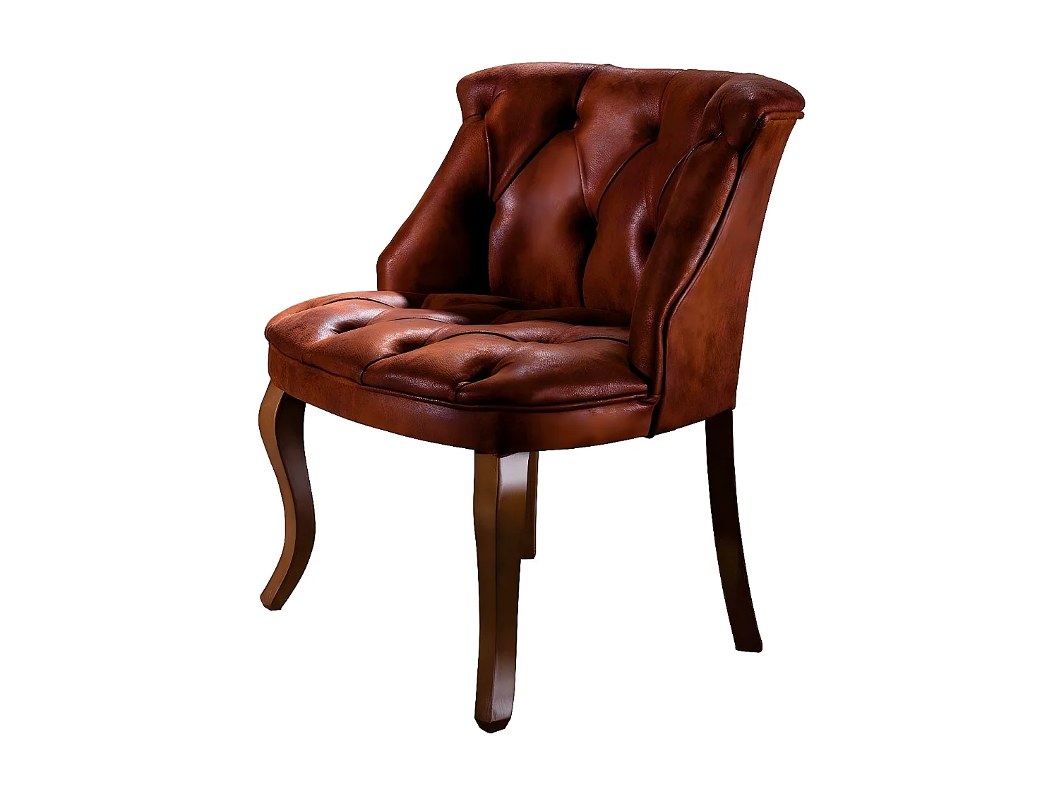 Moderne Chesterfield Sitzmöbel Kunstleder Möbel Zweisitzer Stil Sessel