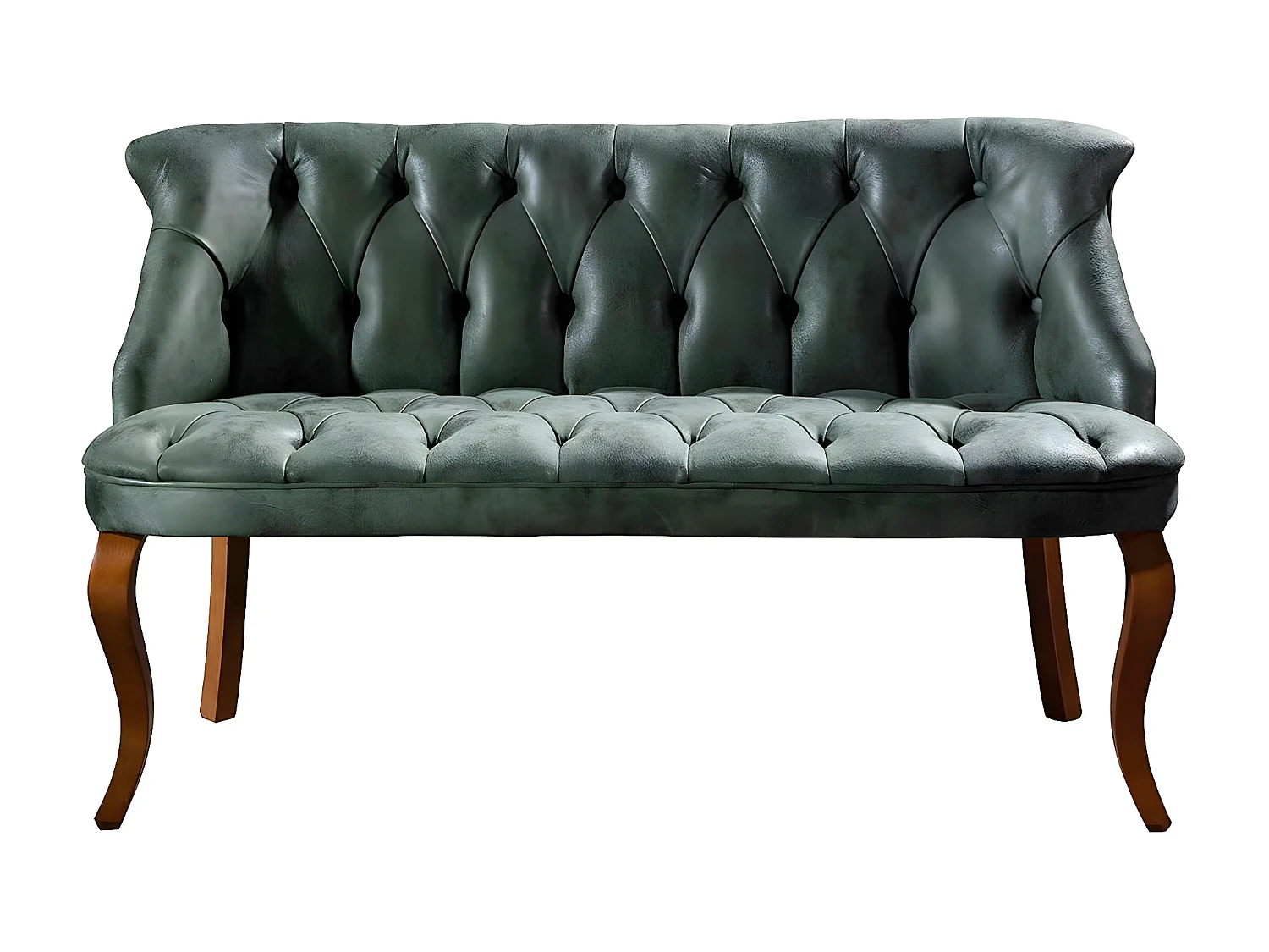Moderne Chesterfield Sitzmöbel Kunstleder Möbel Zweisitzer Stil Sessel