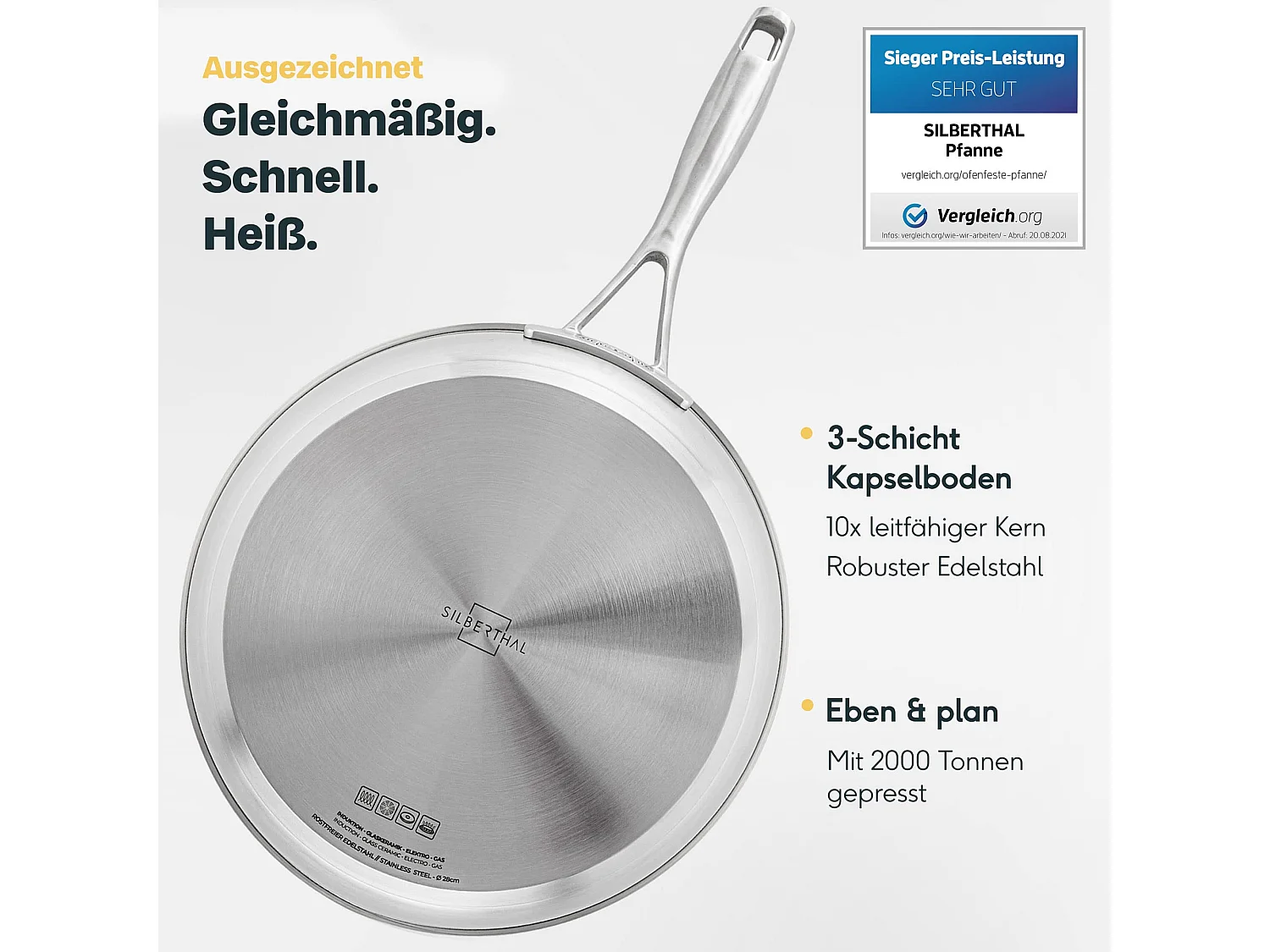 SILBERTHAL Bratpfanne Induktion 24 cm -