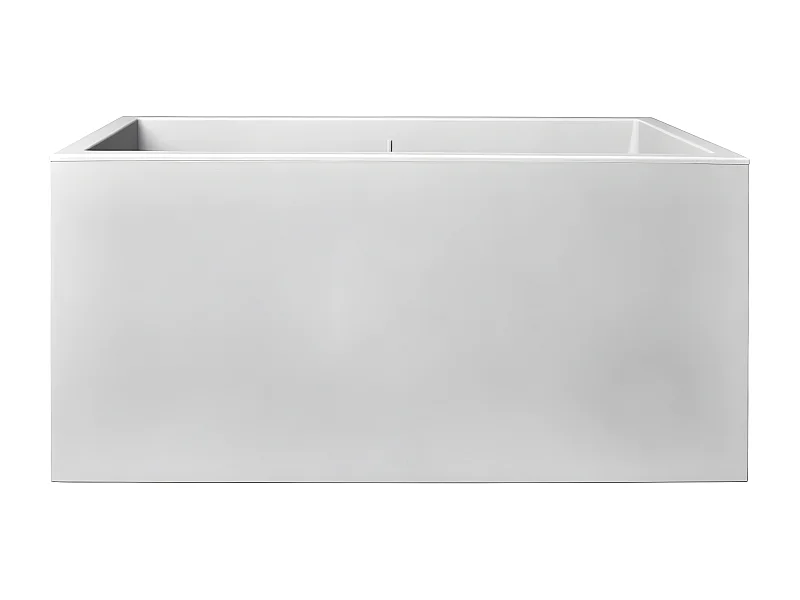 Jardinière rectangle en plastique 80 x 40 cm Elho Vivo gris ciment