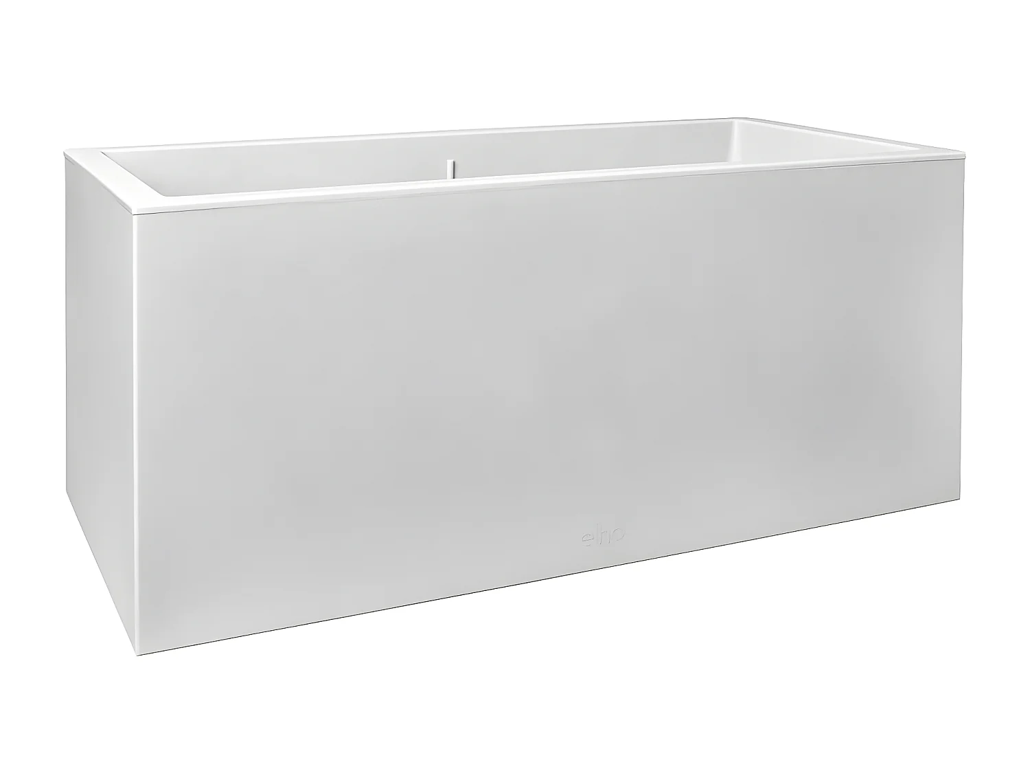 Jardinière rectangle en plastique 80 x 40 cm Elho Vivo gris ciment