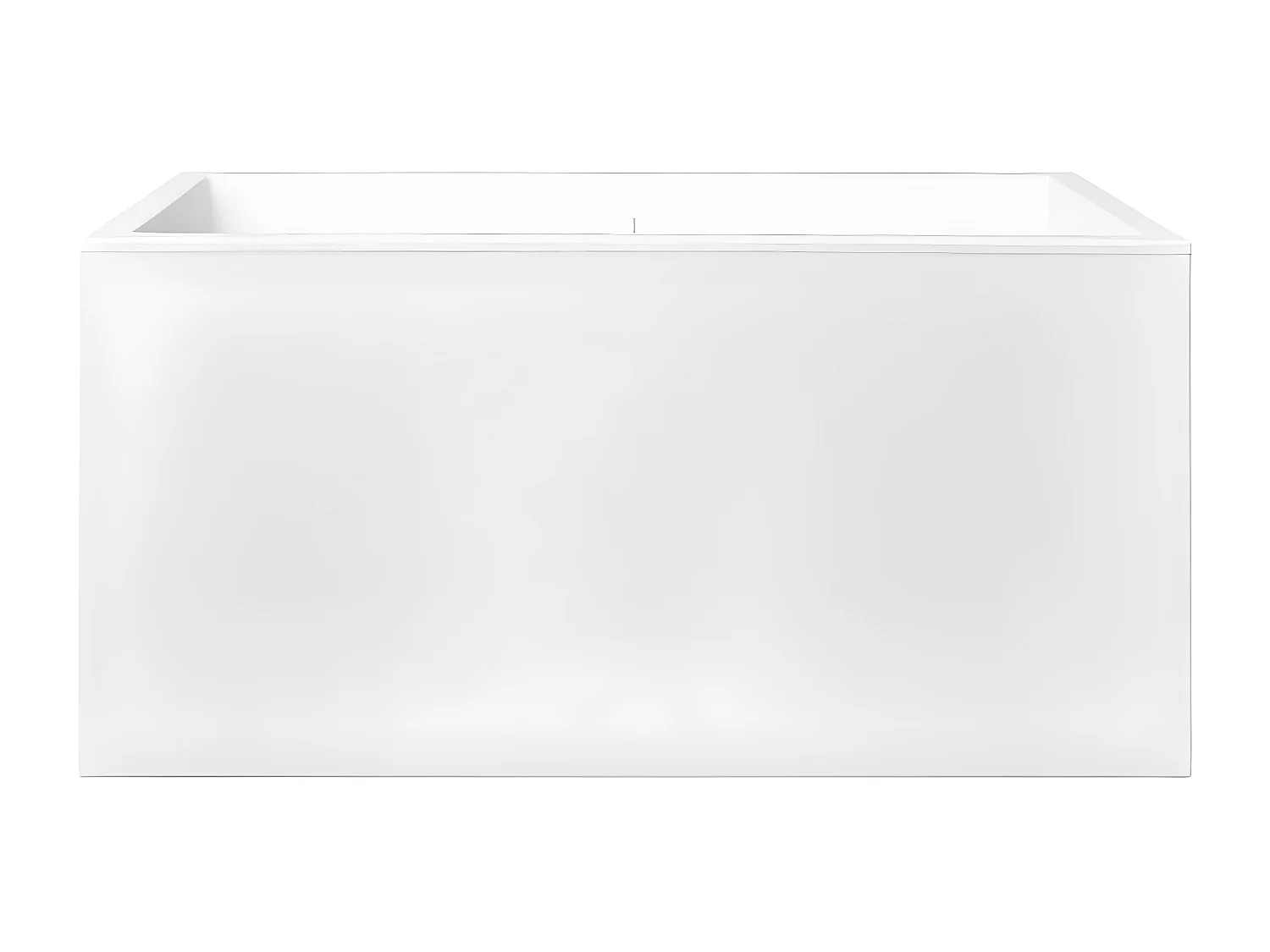 Jardinière rectangle en plastique 80 x 40 cm Elho Vivo Long blanc