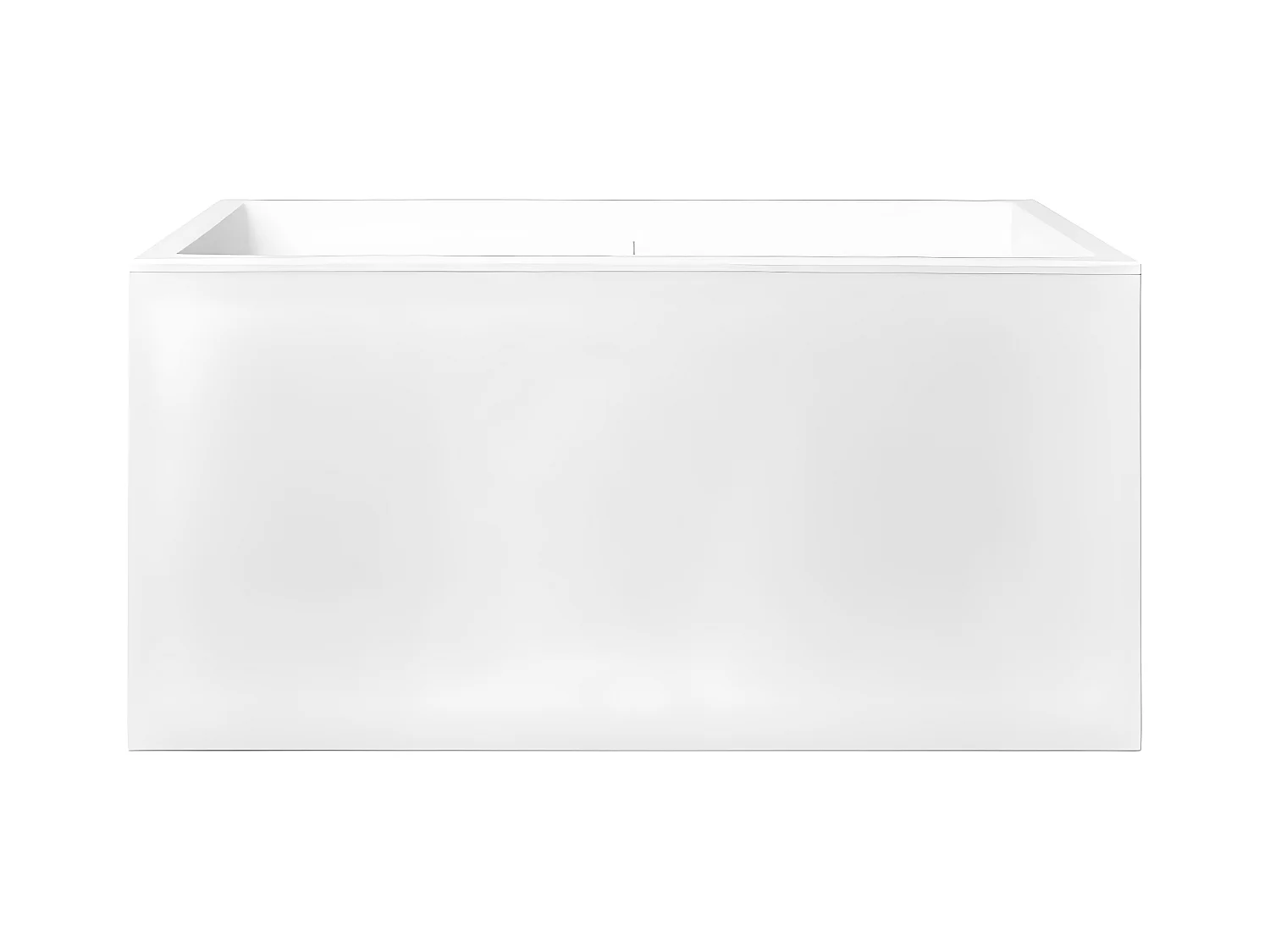 Jardinière rectangle en plastique 80 x 40 cm Elho Vivo Long blanc