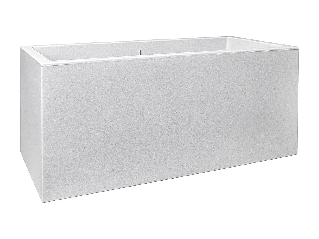 Jardinière rectangle en plastique 60 x 30 cm Elho Vivo - gris ciment