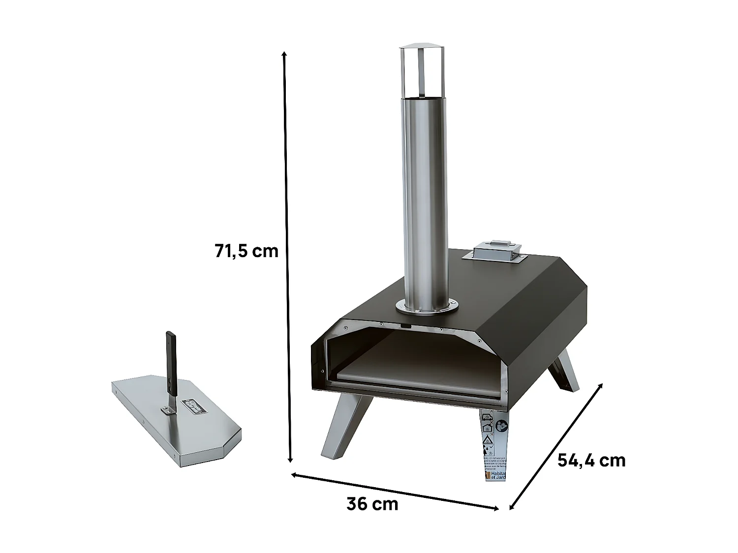 Forno de Pizza a Pellets "Master" - Cozimento rápido e autêntico ao ar livre