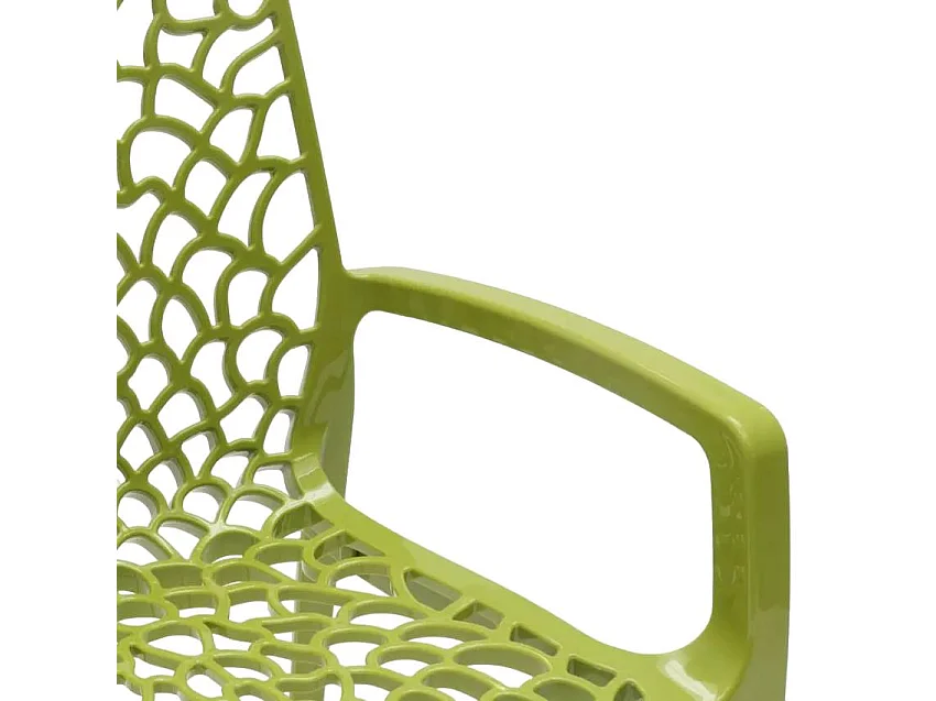 Chaise de jardin en polypropylène gruvyer avec accoudoirs FREYDIS