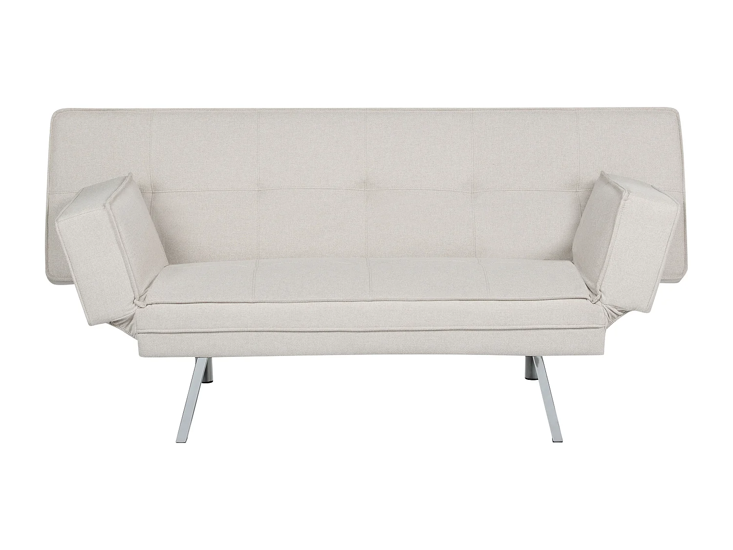 Sofá-cama BRISTOL Tecido Creme 3 lugares